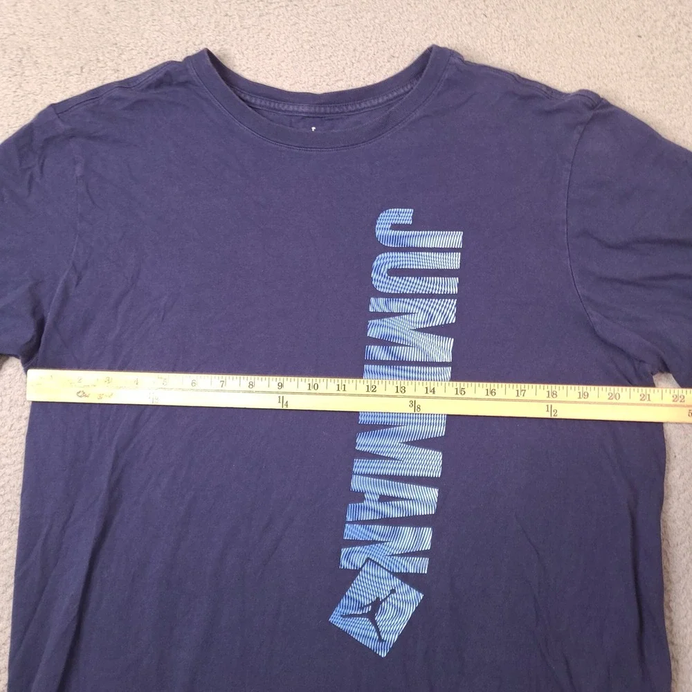 Jordan Jumpman Mens XL Navy Blue Graphic T-Shirt Short Sleeve Nike